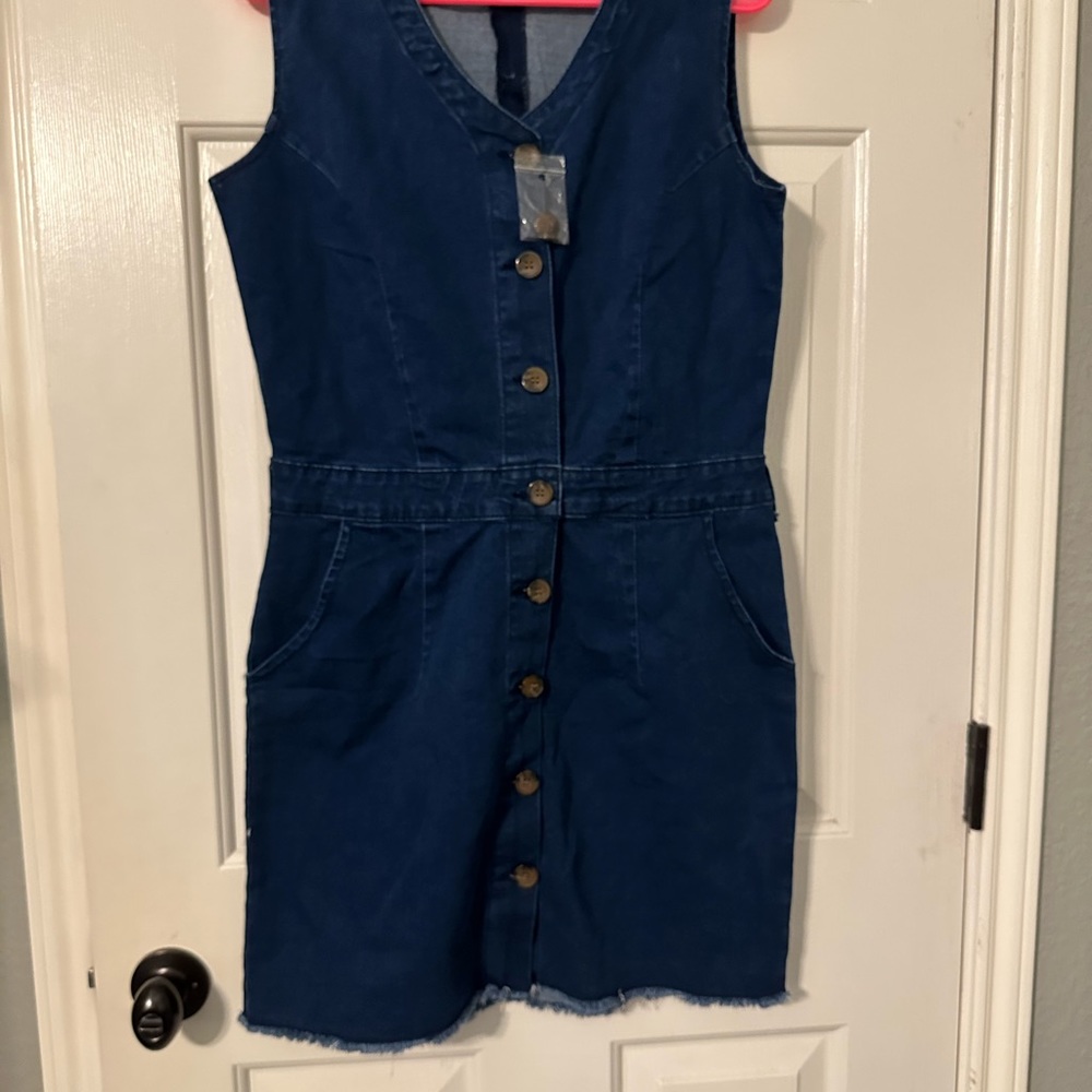 NWT denim dress size M